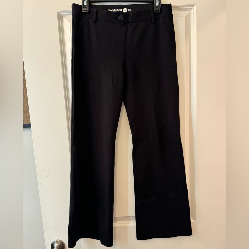 Betabrand Dress Pant Yoga Pant (Black) size medium - never worn